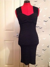 La Redoute creation black evening event xmas dress 8/10, 37" L worn once