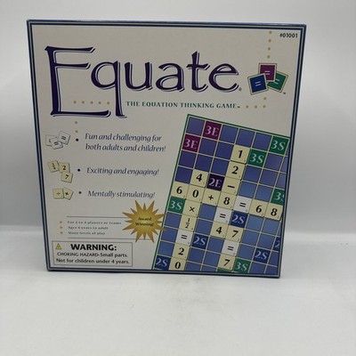 Equate The Equation Thinking Game  Home-School Learning 2009