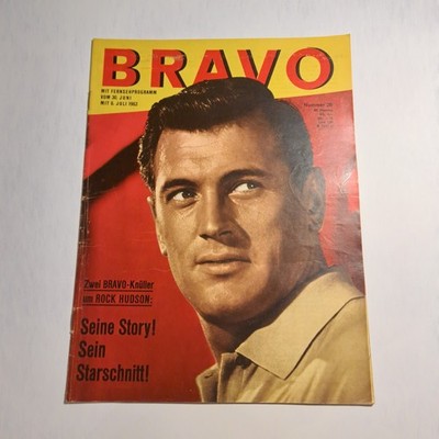 BRAVO Nr.26 von 1963 Rock Hudson, Michael Landon, Alice & Ellen Kessler (124)