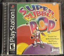 Super Bubble Pop PlayStation 1 PS1 - Excellent condition - NICE DISC - FAST SHIP