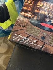 Udreamer Vinyl Record Player Wireless Bluetooth Turntable Built-in Speakers G1