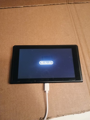 Nintendo Switch HAC-001(-01) Tablet Only Parts Repair Powers to Logo