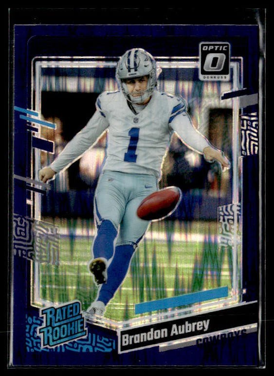 L76,987 - 2023 Donruss Optic Purple Shock #226 Brandon Aubrey RR