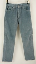 Vintage 1970s/80s Levi's 505 USA Corduroy Jeans Men's 30 x 32 actual size Blue