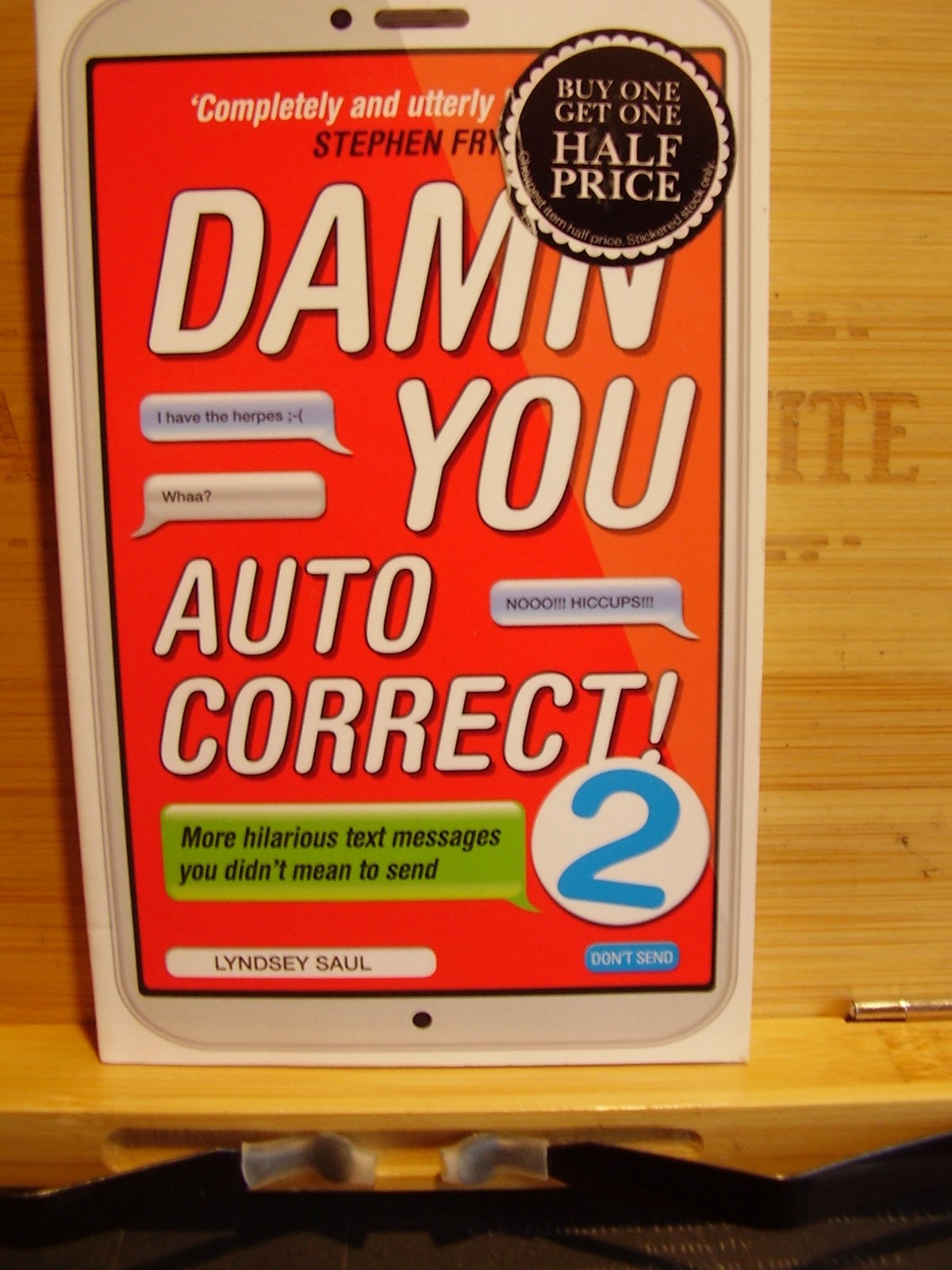 Damn You Autocorrect! 2 - 9780753541999 HILARIOUS TEXT MESSAGE LYNDSEY SAUL