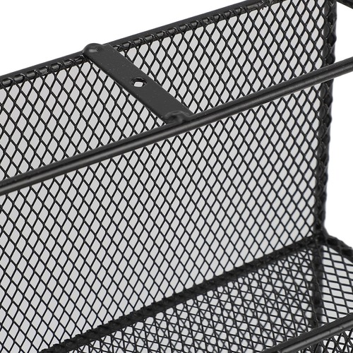 Under Desk Storage Basket Iron Double Layer Under Desk Power Strip Cable GH - Afbeelding 22 van 22