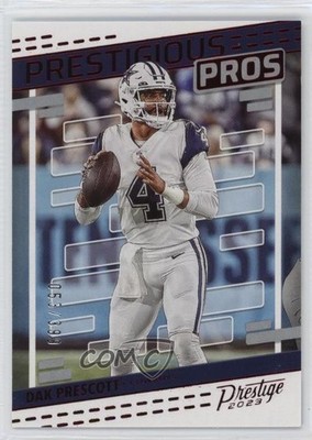 2023 Panini Prestige Prestigious Pros Xtra Points Red /399 Dak Prescott 6o3