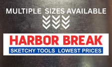 Harbor Freight Tool Parody Sticker Funny Mechanic Garage Humor Decal 6  , 8  , 10'