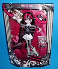 %**Monster High-Puppe Draculaura*Schwarzweiß*Reel-Drama*Sammlerpuppe*NEU*OVP**%