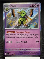 Xatu 152/091 - Shiny Holo Rare - Paldean Fates Pokemon Card MINT