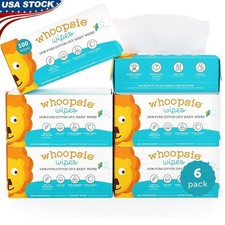 Natural Cotton Wipes Baby Wet Dry Sensitive Skin Hypoallergenic 600 Count New