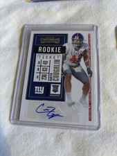 2020Panini Contenders Auto #272 Carter Coughlin RC (GIANTS)