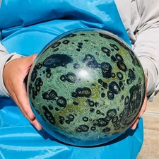 10.3kg Natural Peacock Eye Ball Polished Quartz Crystal Healing Specimens 2732