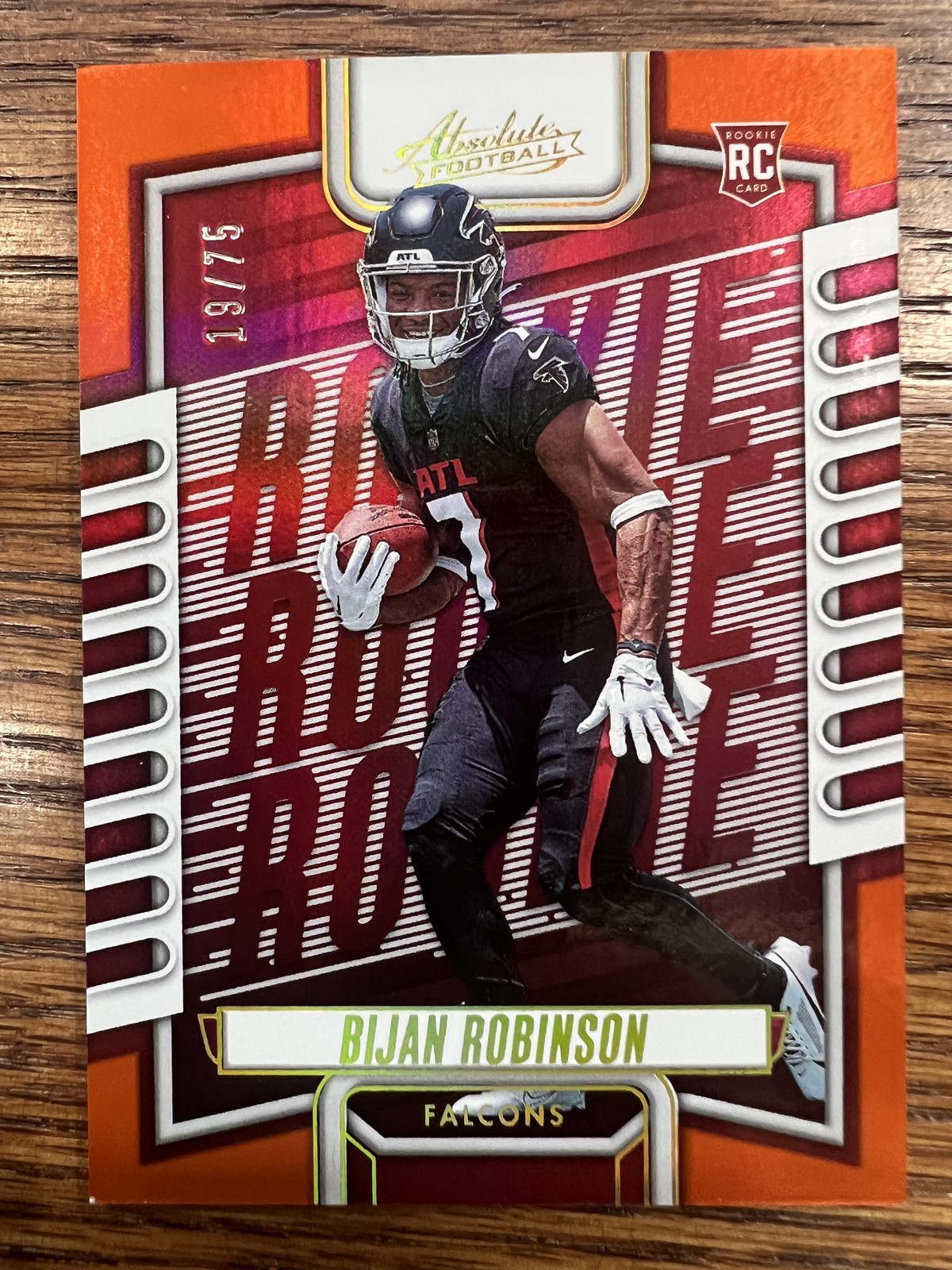 2023 Panini Absolute #106 Bijan Robinson Orange