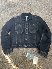 Vintage Calvin Klein Jeans Black Denim Jacket Men M