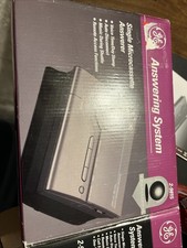 GE 2-9815 Microcassette Answering Machine System Voice Stamp Remote Access NOS