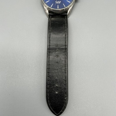 VinceroKairos Mens Watch 42mm Blue Dial Silver Tone Date  display picture 1