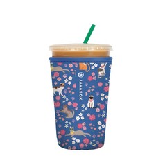JavaSok Iced Coffee Cold Soda Insulated Neoprene Cup Sleeve 2228oz Medium
