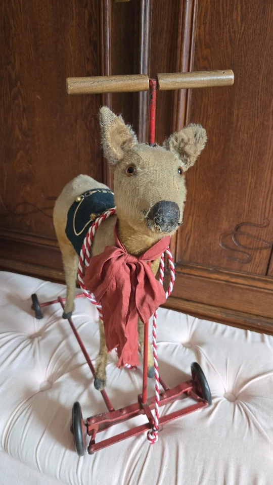 Steiff Räder Reh, Reittier, sehr selten. - Bild 3 von 4