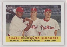 2007 Topps Heritage Ryan Howard Charlie Manuel Chase Utley #386 0jl4