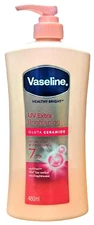 Body Lotion Vaseline Healthy Bright UV Extra Brightening Gluta Ceramide 480 ml