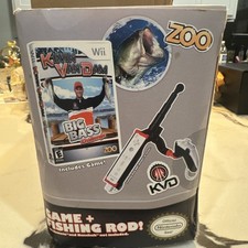 Kevin Van Dam Big Bass Challenge (Nintendo Wii) Big Box W/ Rod! New