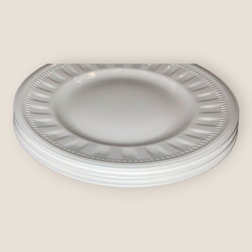 "3 platos de ensalada Wedgwood Colisseum 8"" blanco inglés hueso chino buen estado" - Imagen 5 de 10
