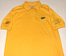 Rare 1990s Rusty Wallace Miller Genuine Draft Polo Shirt New MED Single Stitch