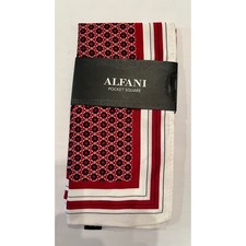 Alfani Pocket Square Red Blue White One Size MSRP 35