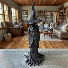 New Cracker Barrel 30cm Witch Statue - 2025 Halloween Decor - New in Box