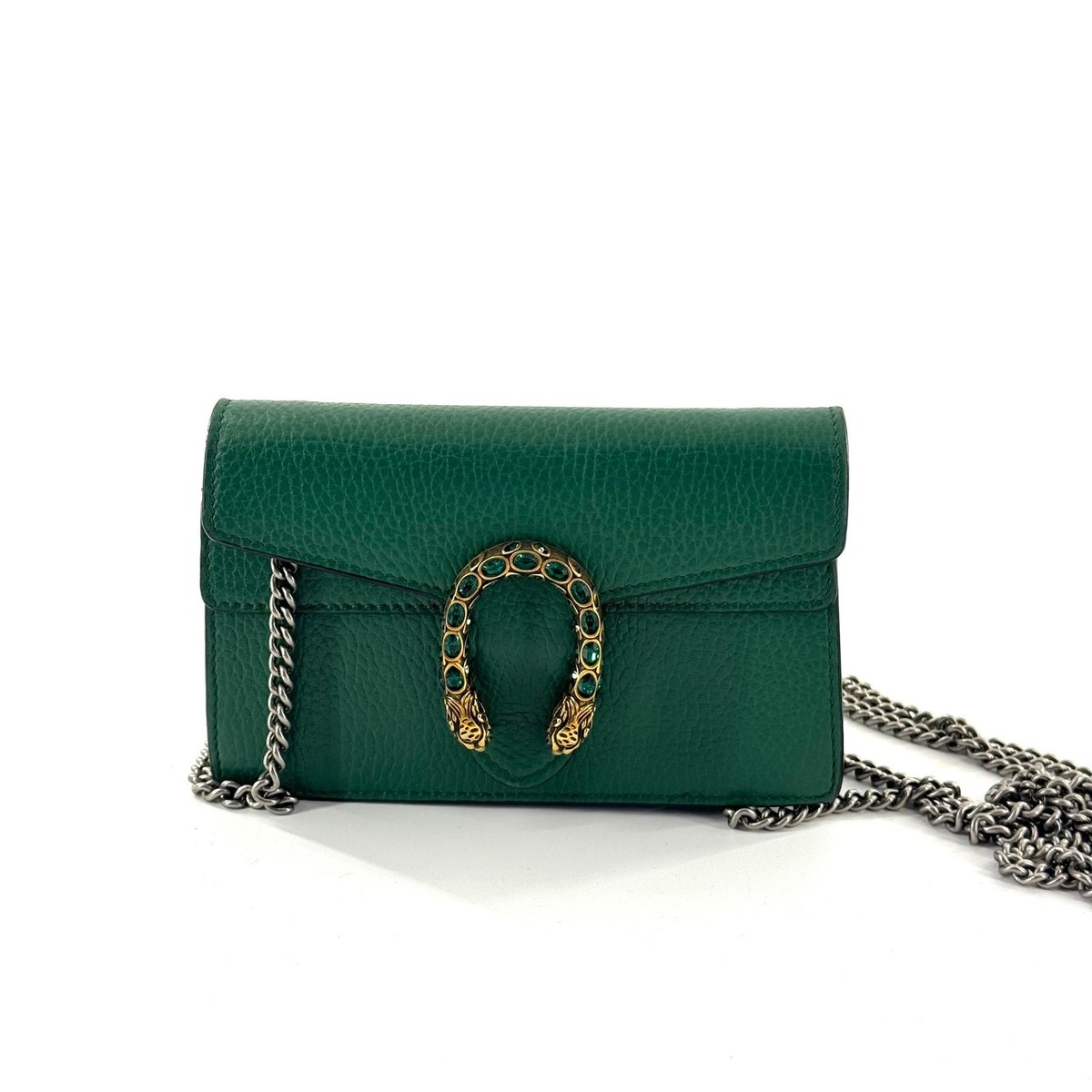 R*☆様 GUCCI Dionysus チェーンショルダーバッグ GUCCI GG Dionysus Chain Shoulder Bag Calfskin Leather Green