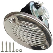 Boat Horn 316 Stainless Steel Concealed Flush Mounting Marine Boat Horn 125dB