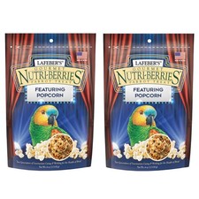 Popcorn Nutri-Berries, for Parrots, 4 oz Bag Pack of 2 