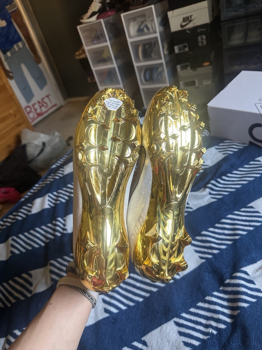 nike vapor untouchable 3 gold and white