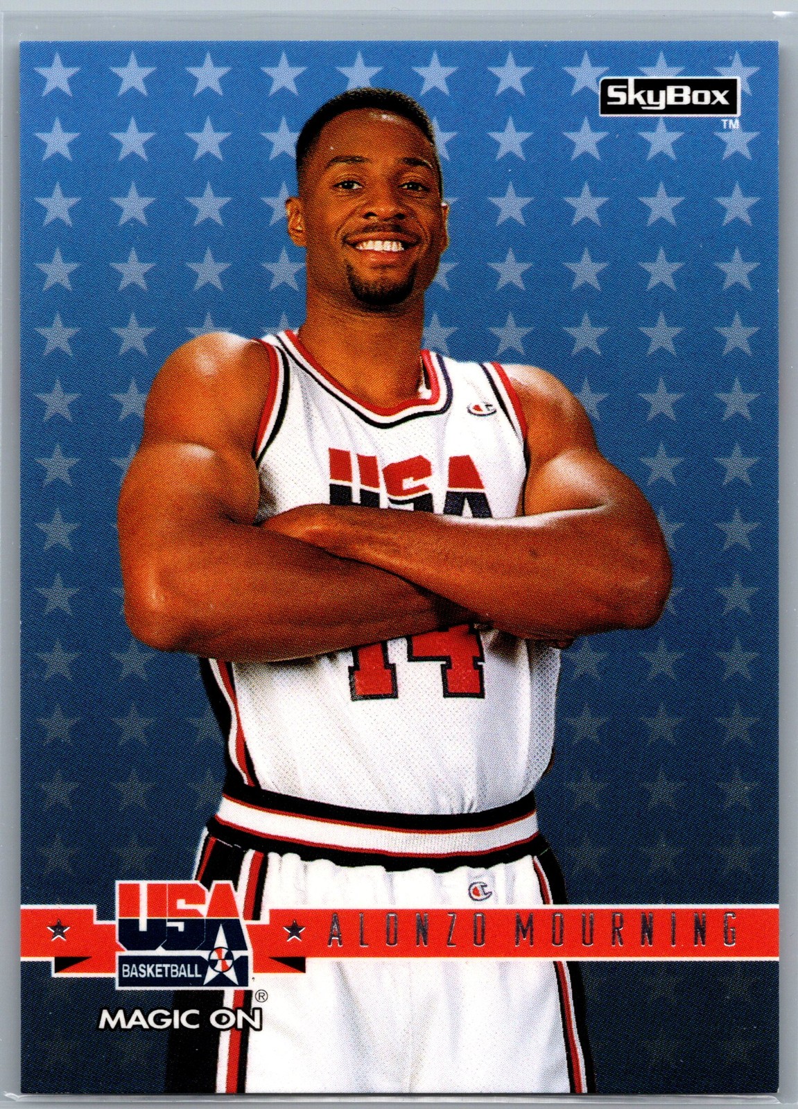 1994 SkyBox USA #NNO Alonzo Mourning Prototypes