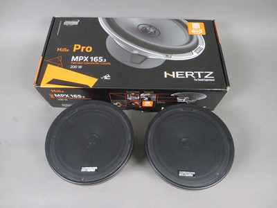 Hertz MPX 165.3 Mille PRO 6.5''  (165mm) 2-way Coaxial Car Speaker Pair 200W Max