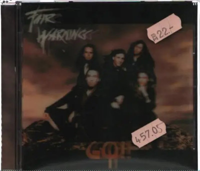 CD Fair Warning Go! = ゴー! 3D COVER Zero Corporation