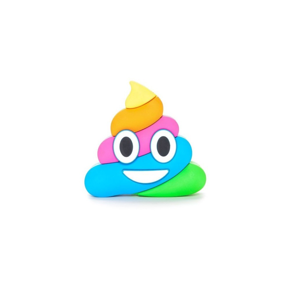 Cialda Ostia Cacca Multicolor Scherzi Torta Compleanno Festa Emoji