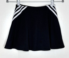 Adidas Girls Large 14 L Black White Tennis Skirt Skort Undershorts Regular Fit