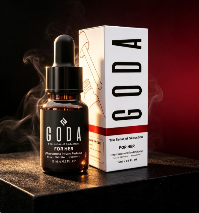 GODA For Her Pheromone Infused Perfume Oil, Long Lasting Fragrance, 15ml