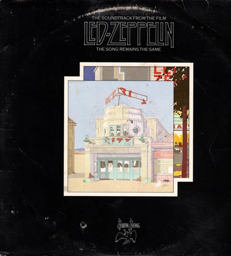 LED ZEPPELIN on LP  " THE SONG REMAINS THE SAME " rock  hard rock soundtrack