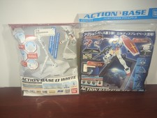 Bandai Action Base 1 White stand for displaying models Japan craft modelling NOS