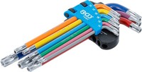 BGS 74461 WinkelschlüSsel-Satz | Multicolour | T-Profil (FüR Torx) Mit Bohrung T