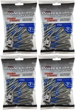 Pride PTS 65-Count Titanium Strength Golf Tees, ProLength Plus 3 ¼" (4-Pack)
