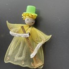 Vintage Pipe Cleaner Christmas Decor Tie-On's Gift Toppers Angel Elf (set) — photo 6