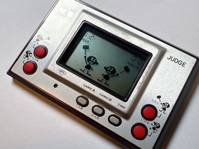 Nintendo Game & Watch Judge IP-05 Red Handheld System 1980 Japan Retro Game