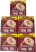 Bernardin Standard Mason Snap Jar Lids Five Dozen 60 Total Canning USA