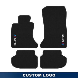 Car Floor Mats For BMW 5 Series F10 2009-2017 Custom Black Carpet Velour Liners