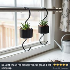 Hanging Hummingbird Feeder Ant Moat Black Rust Resistant Steel Easy to Use 2 ...