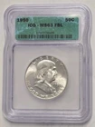 1950 Franklin Half Dollar ICG MS63 FBL MS63FBL SKUCR